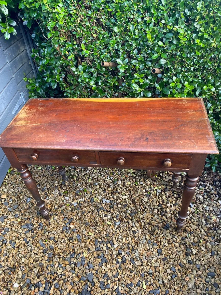 Mahogany hall table - Image 2