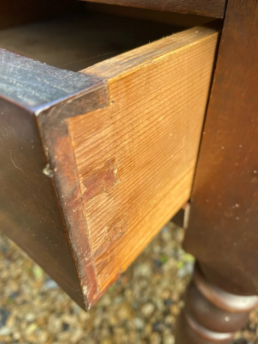 Mahogany hall table - Image 4
