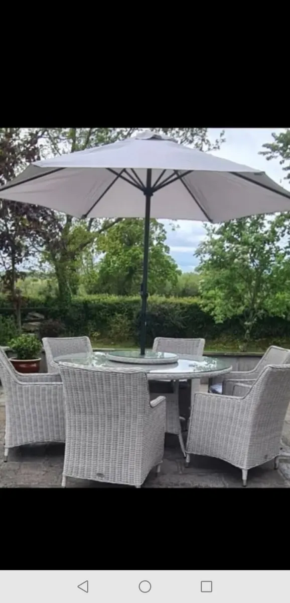 **CLEARANCE** Brand New Grey Rattan  6 Seater - Image 1