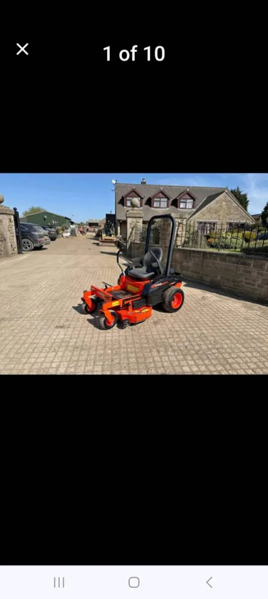 Ride on lawn mower - Image 1