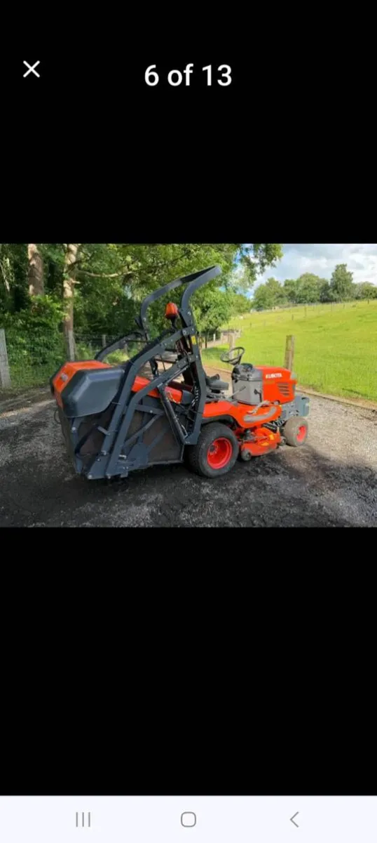Kabuta diesel high tip ride on mower - Image 4
