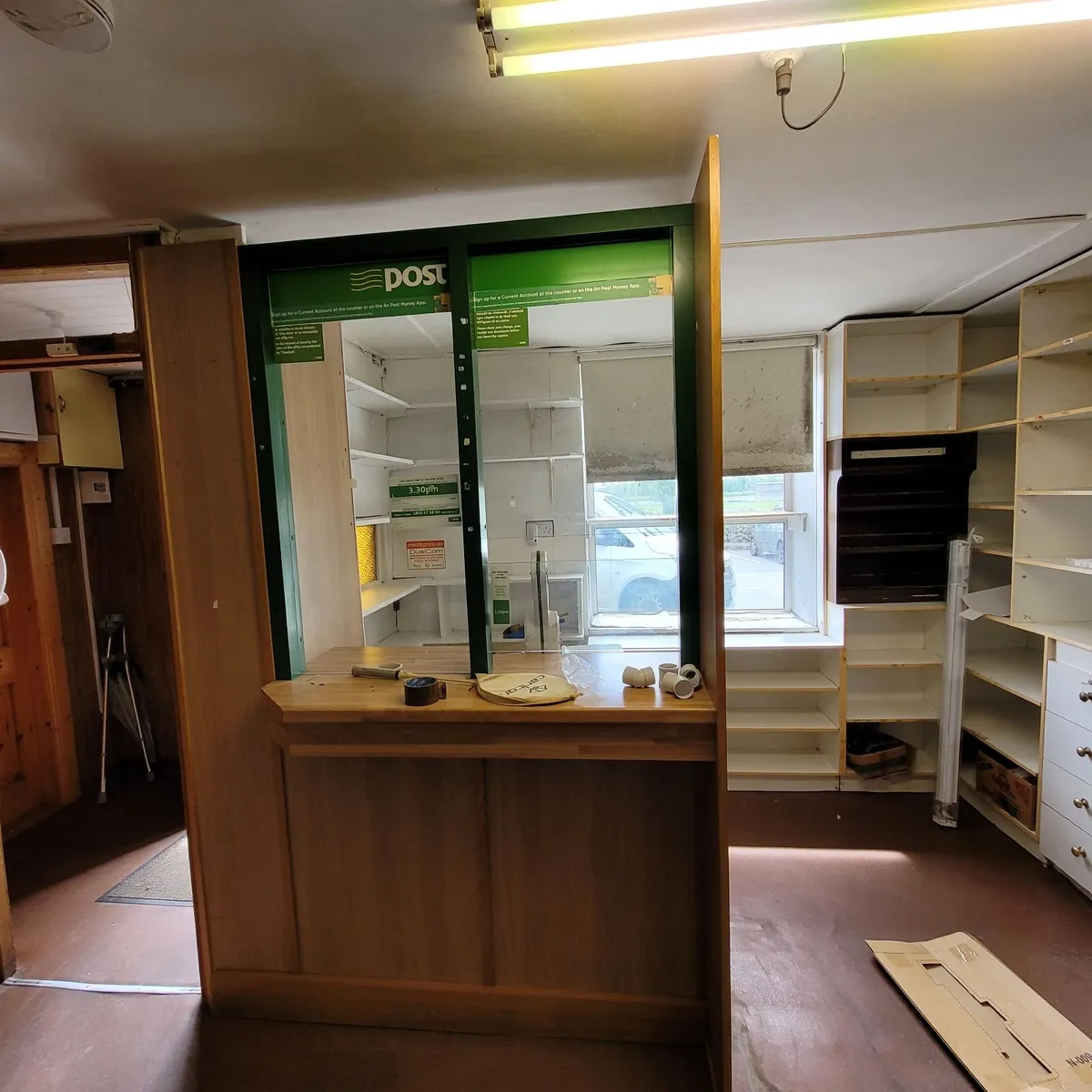 Original An Post Counter & Workstation - Image 1