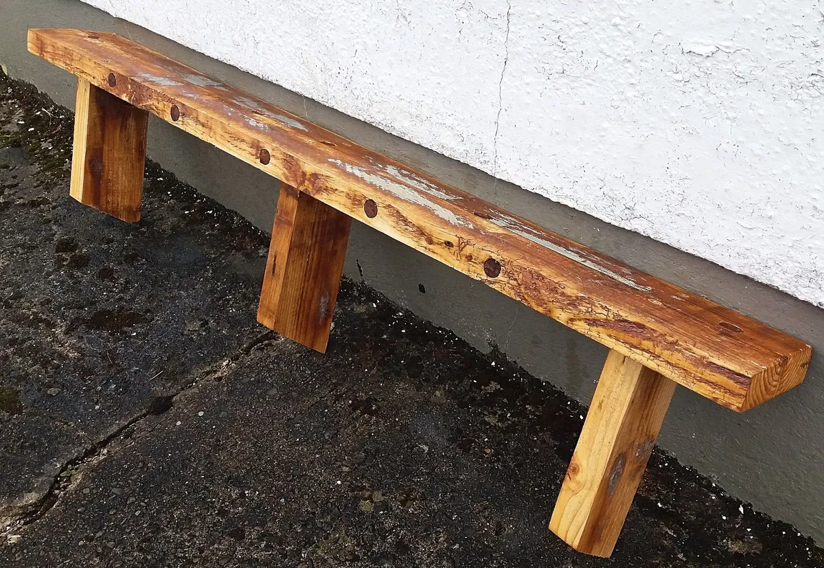 Rustic Stove Mantle / Floating Shelf - Image 3