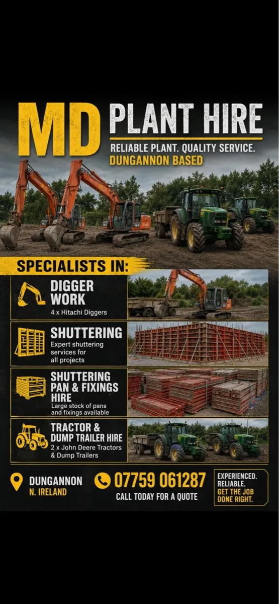 Shuttering pans and steel fixers for hire - Image 1