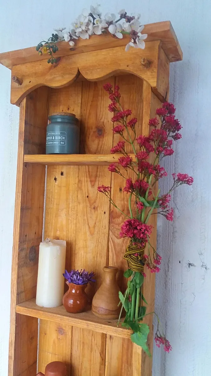 NEW Rustic Wall Shelf Display / Storage - Image 4