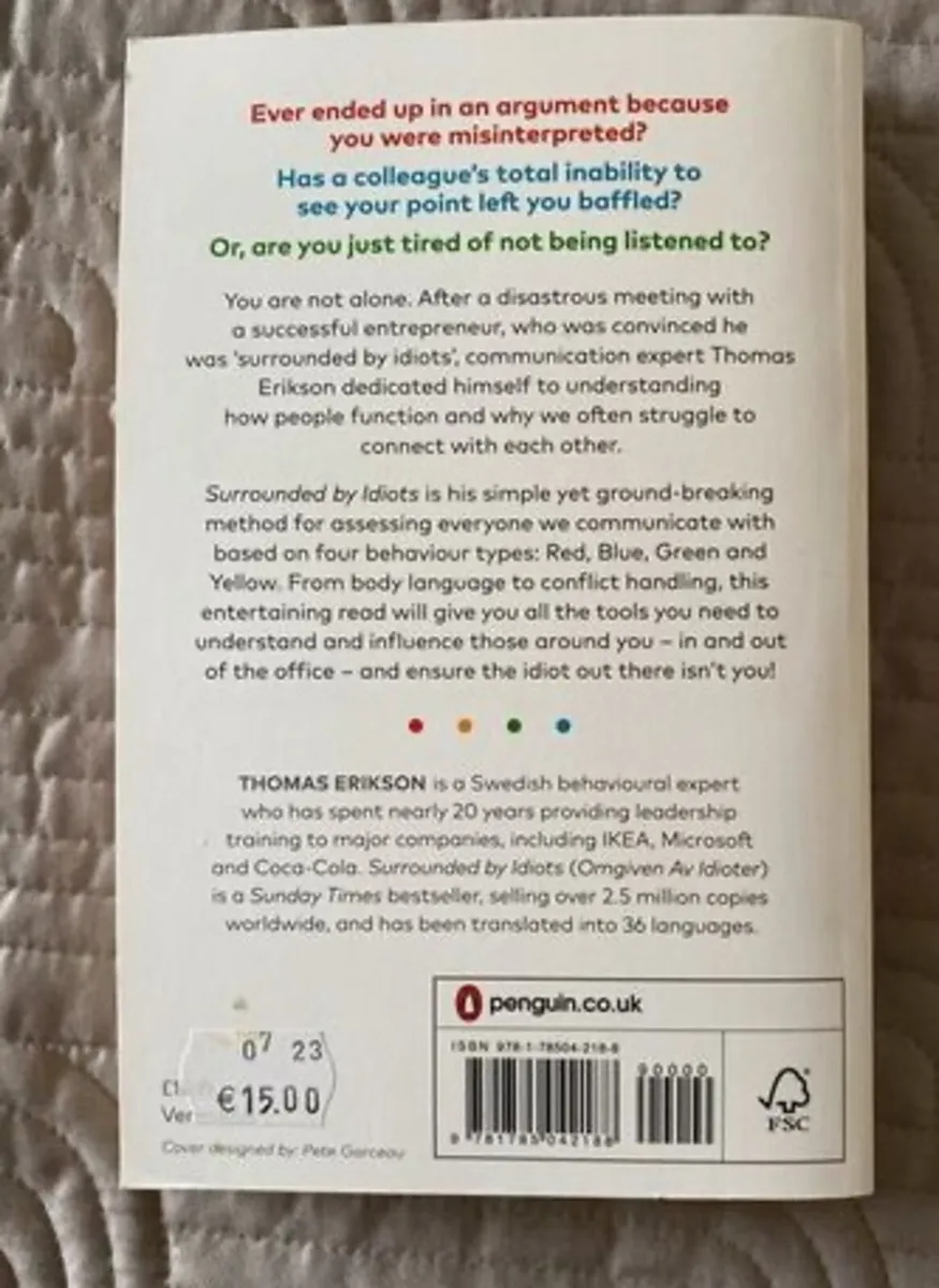 Book: Thomas Erikson: Surrounded by Idiots - Image 2