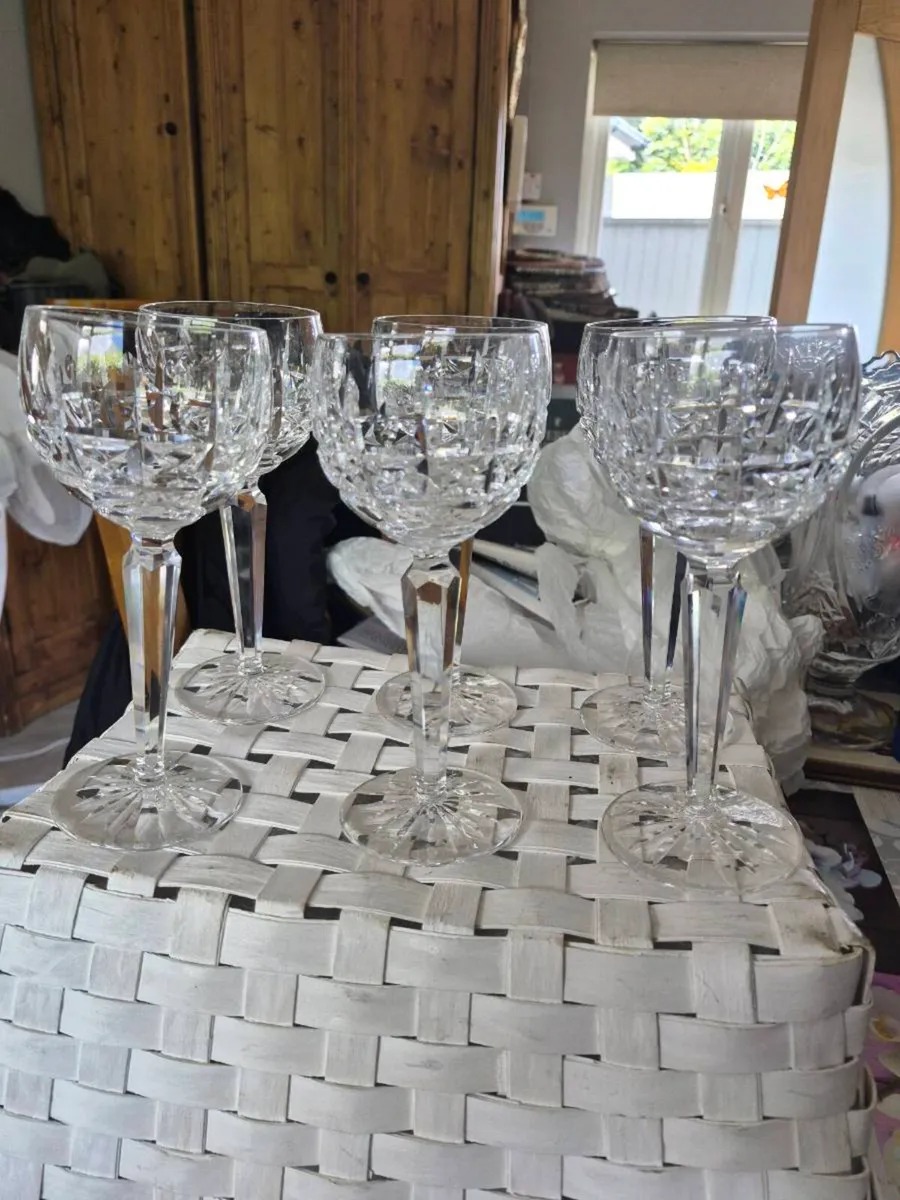 Waterford Crystal Hough Wine Glasses - Image 1