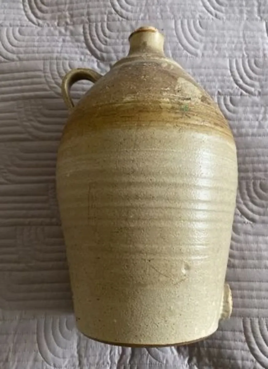 Large Vintage Stoneware Flagoon - Image 1