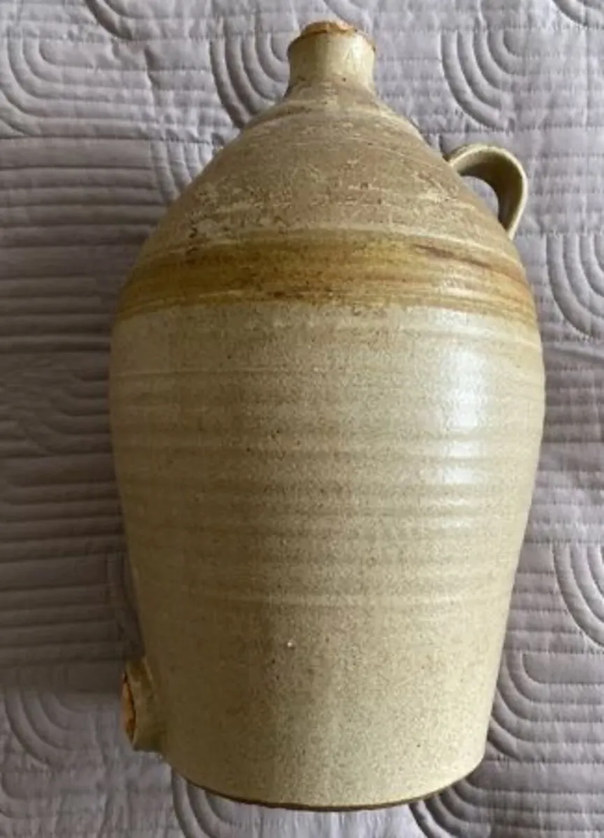 Large Vintage Stoneware Flagoon - Image 3