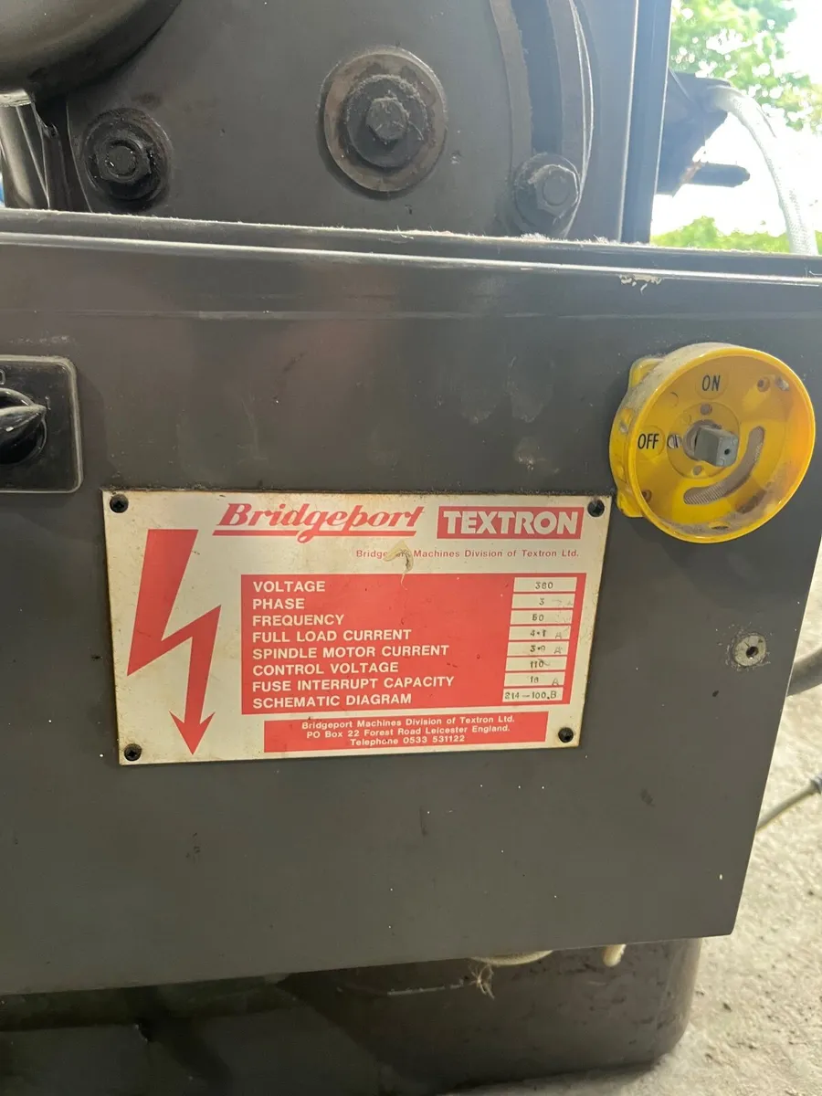 Bridgeport Universal Milling Machine - Image 2