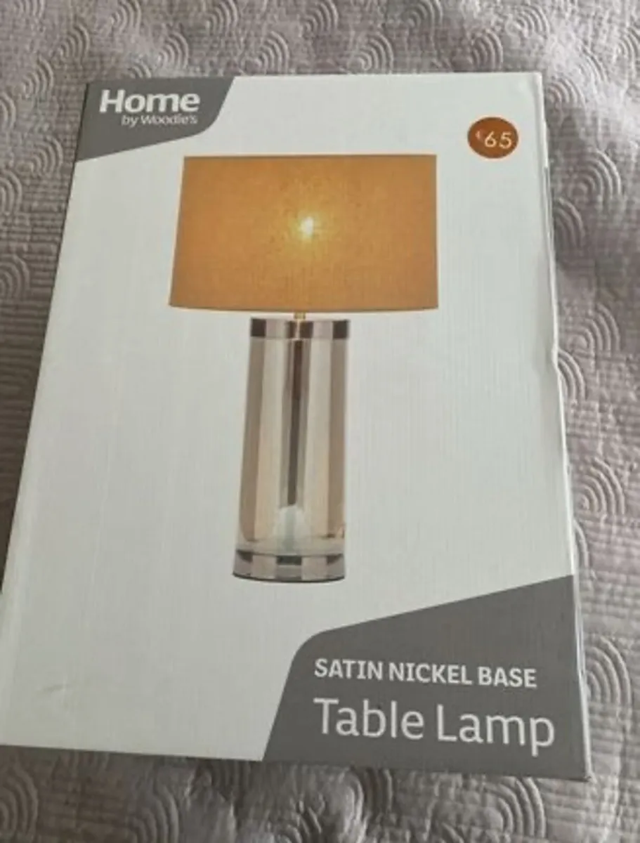 Lamp - Satin Nickel/Ochre- Woodies - Image 1