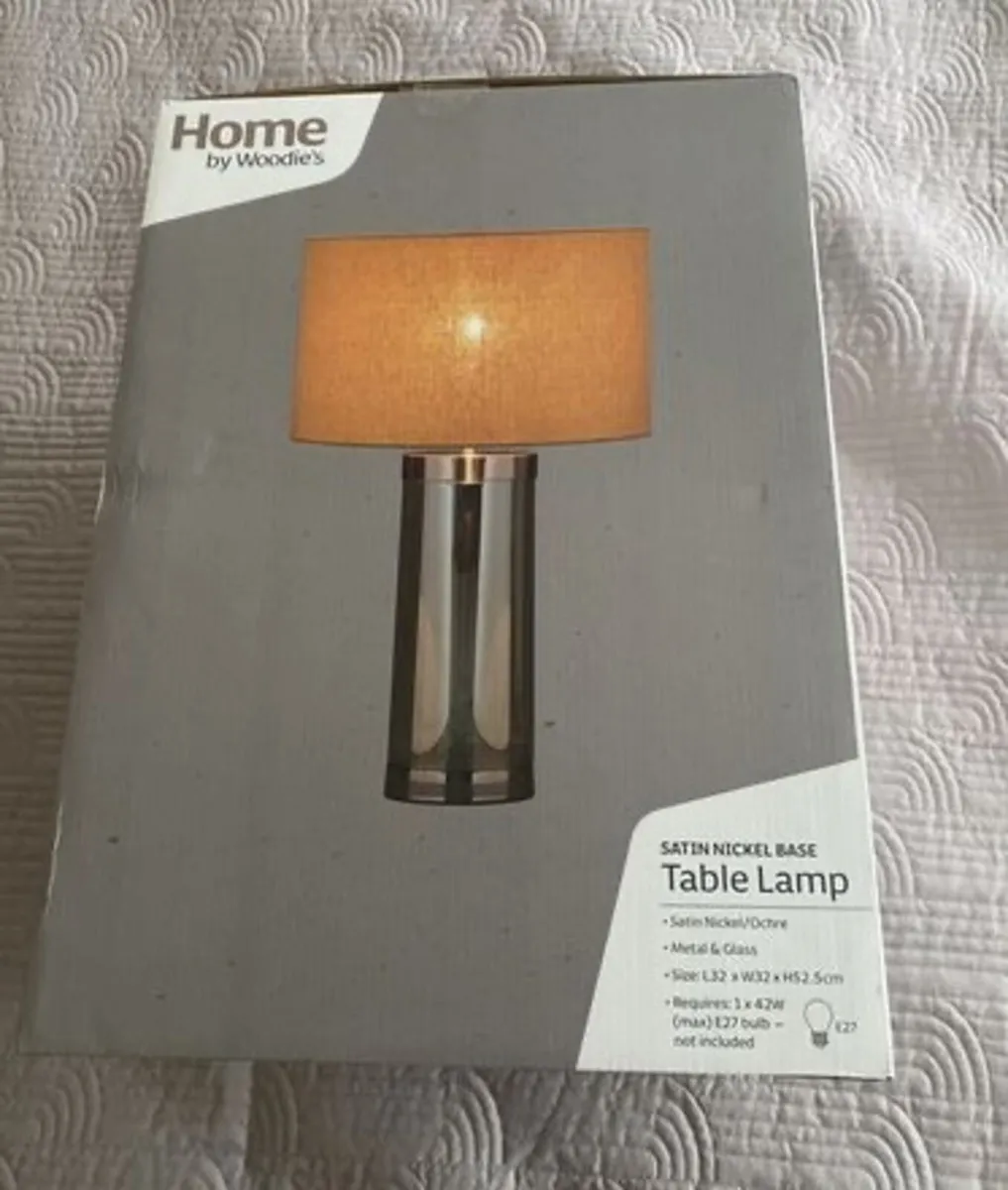 Lamp - Satin Nickel/Ochre- Woodies - Image 3