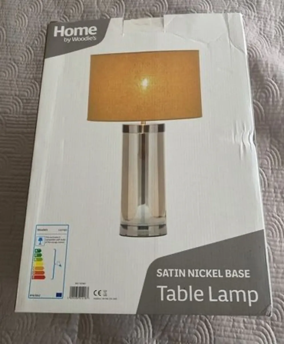 Lamp - Satin Nickel/Ochre- Woodies - Image 4