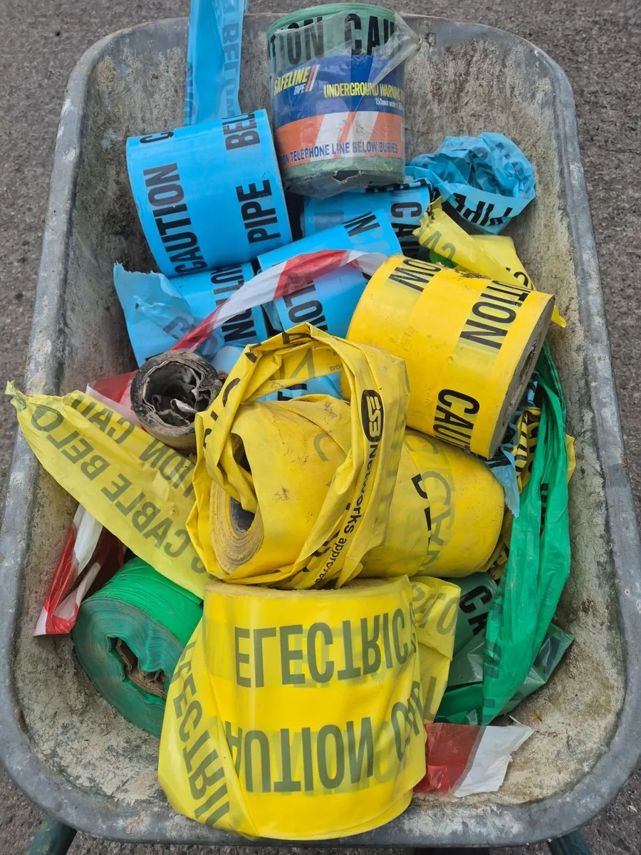 Under ground marker tape