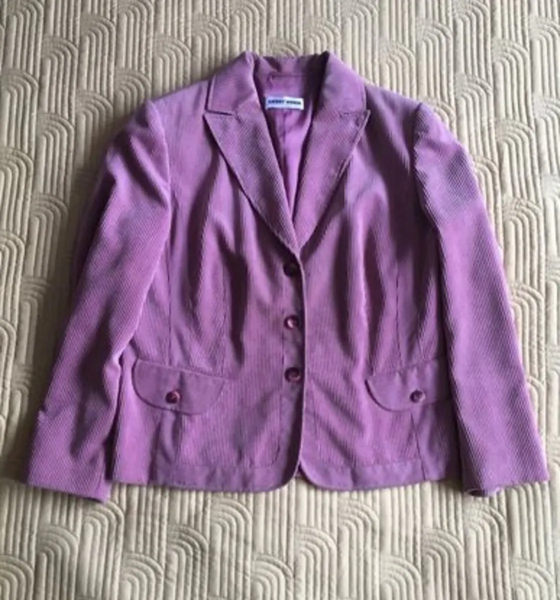 Gerry Weber Cord Blazer Jacket Size 16 - Image 2