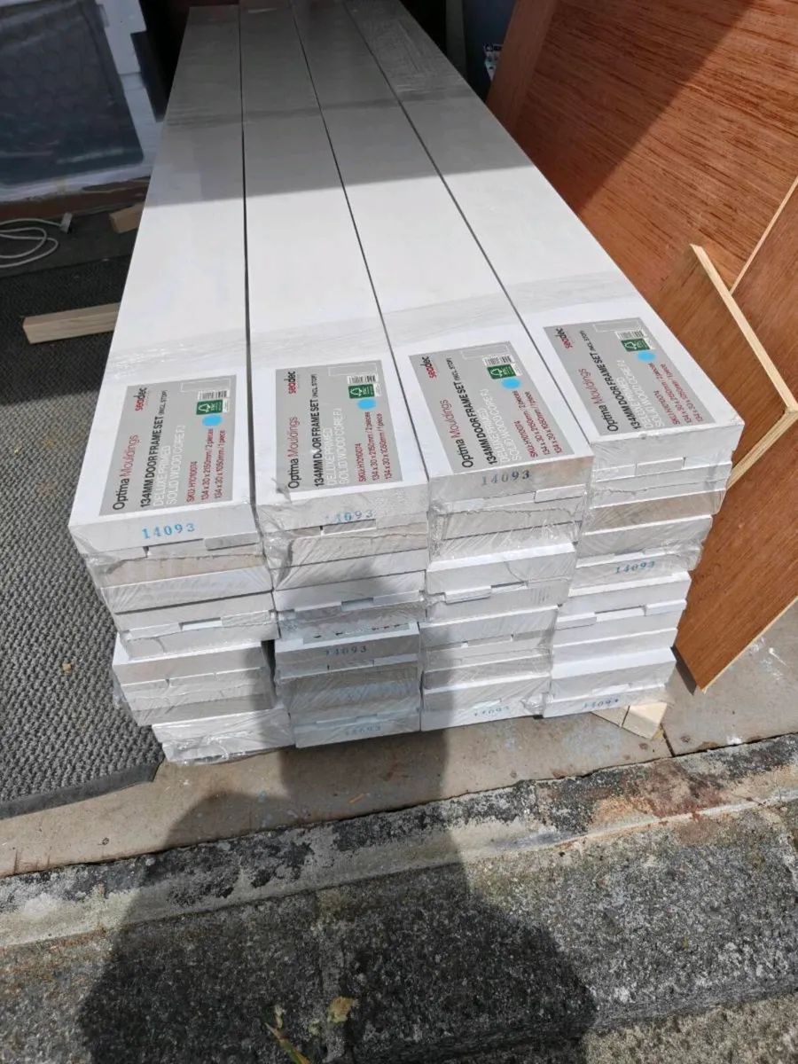 134mm 5" Seadec Optima primed Door frames New - Image 3