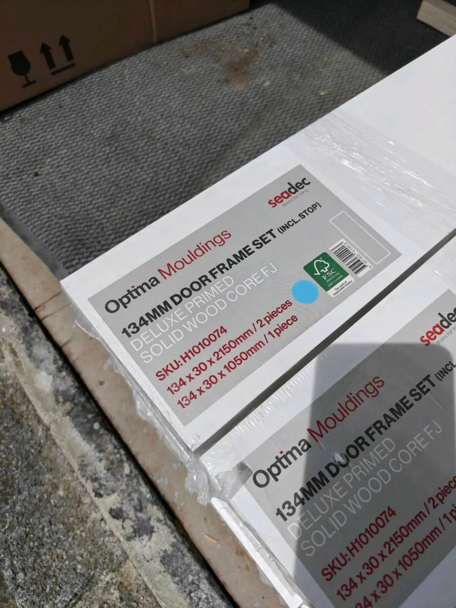 134mm 5" Seadec Optima primed Door frames New - Image 1