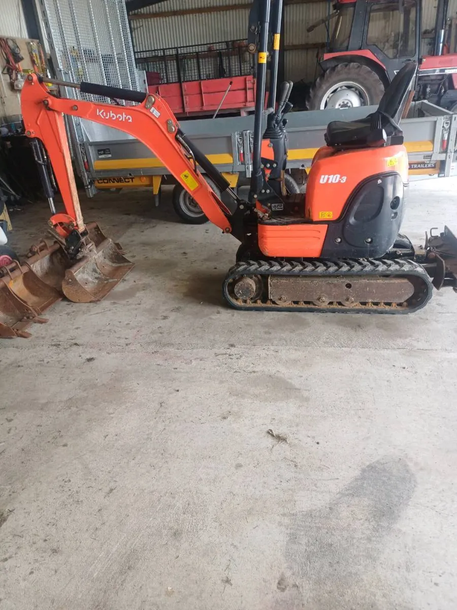 Kubota mini digger - Image 1