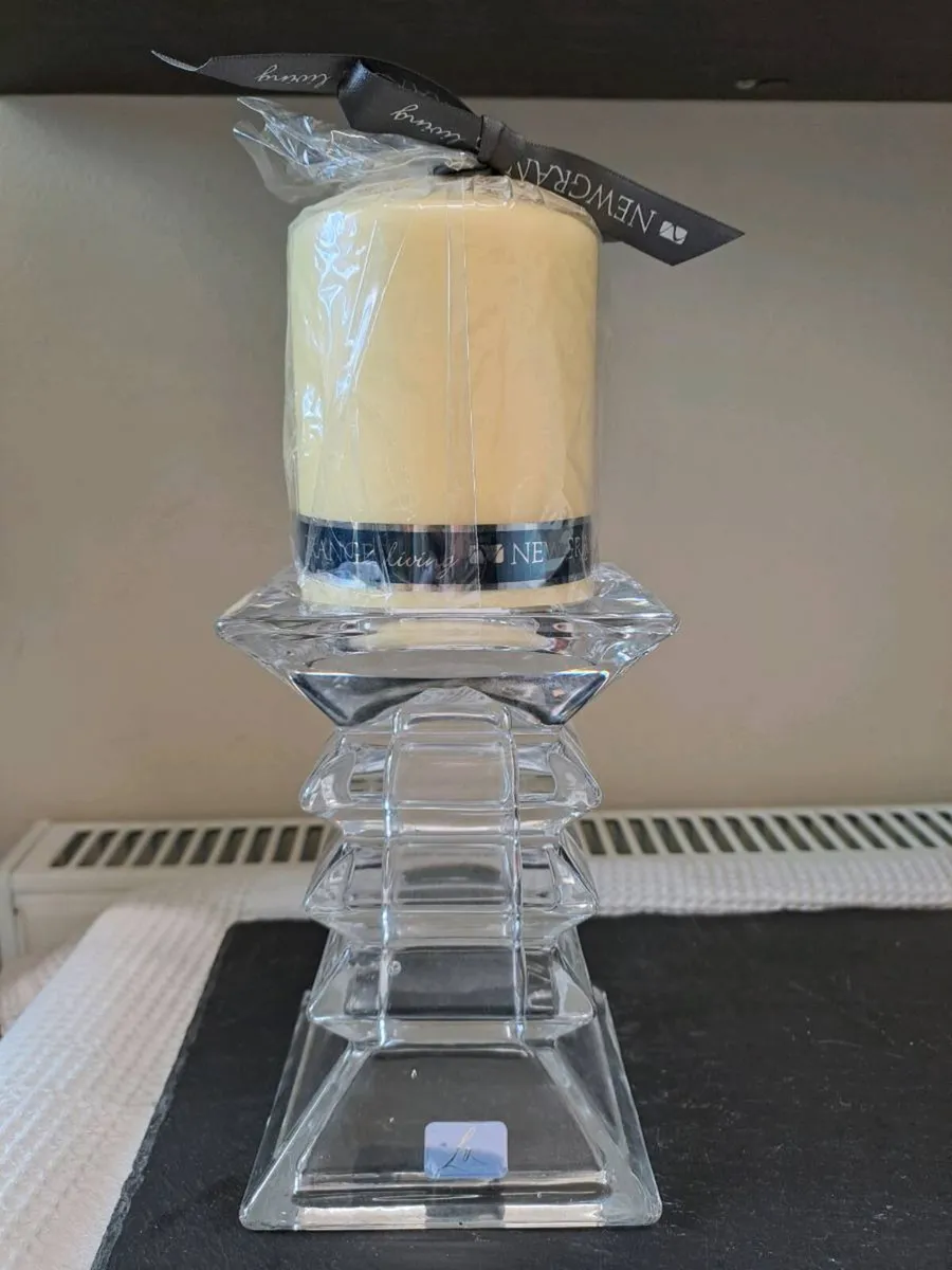 Newgrange Living Crystal Candle Holder candle - Image 1