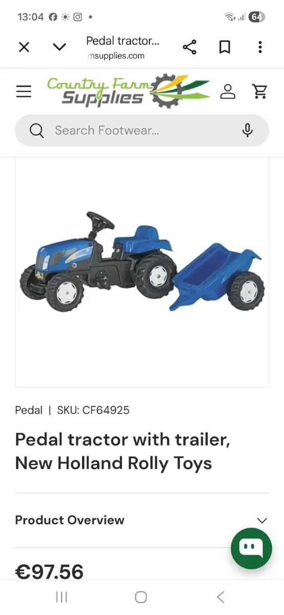 Childs tractor& trailer - Image 2