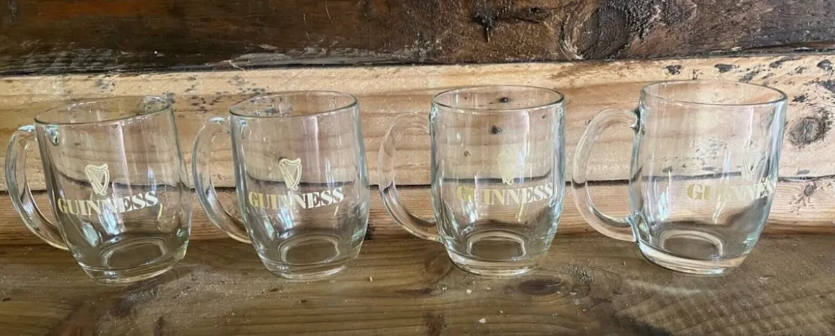 1970s Guinness glasses - Image 1