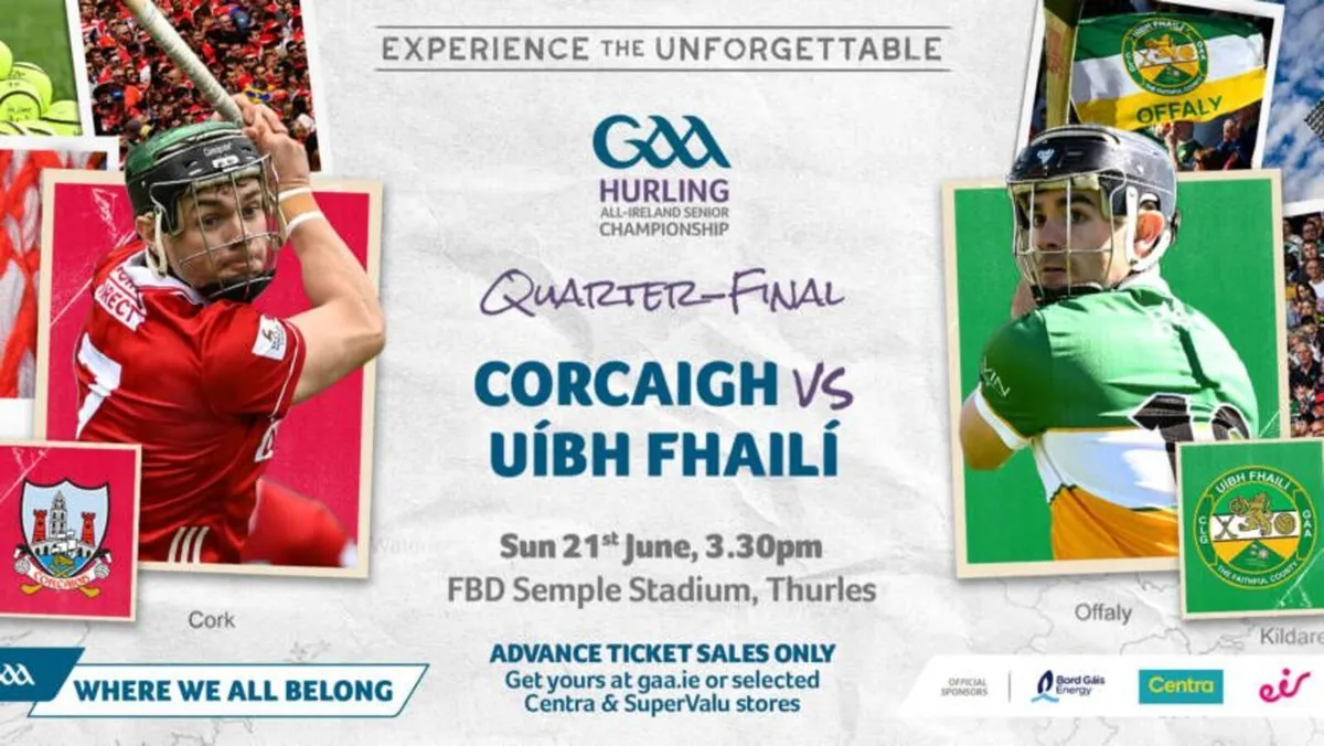 Hurling tickets Cork v Offaly
