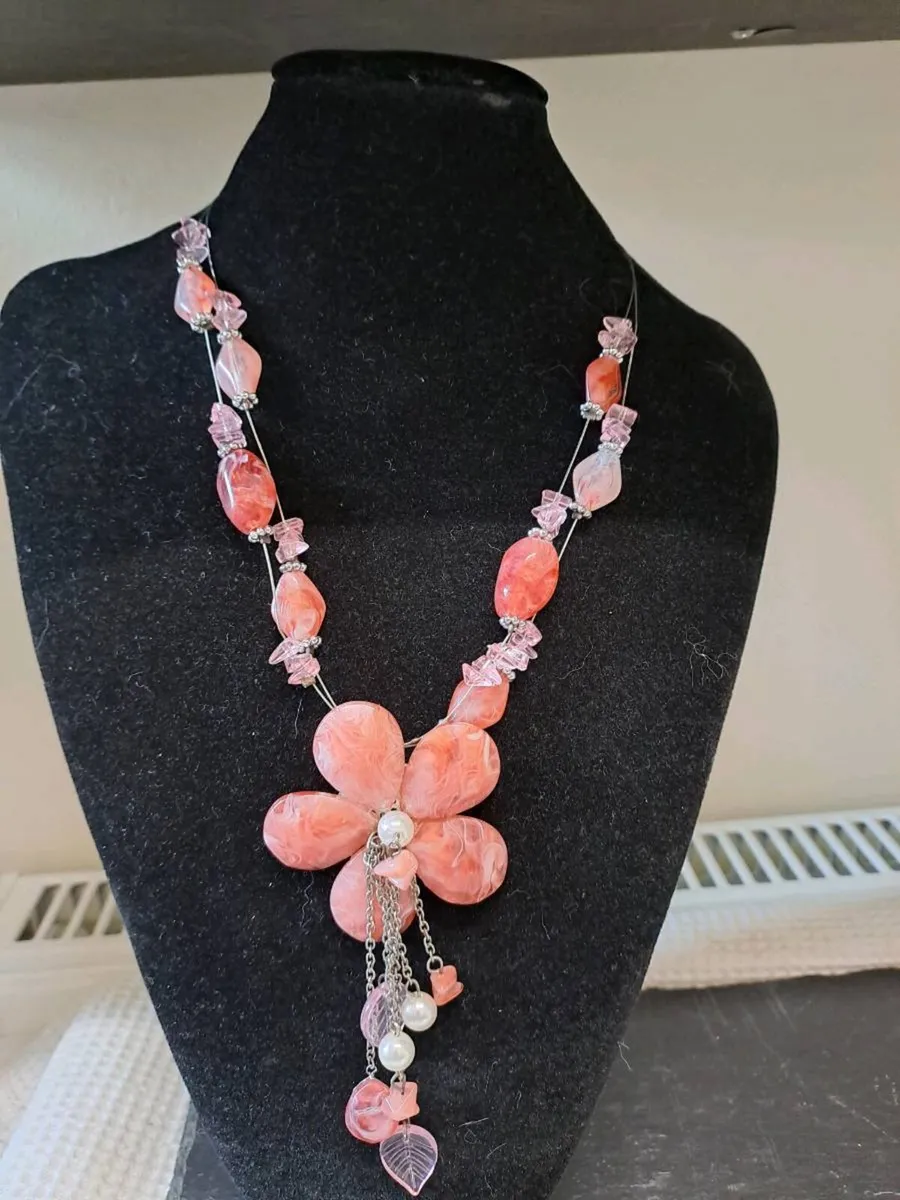 Next Pink Multi-Layer Necklace Set - Image 2