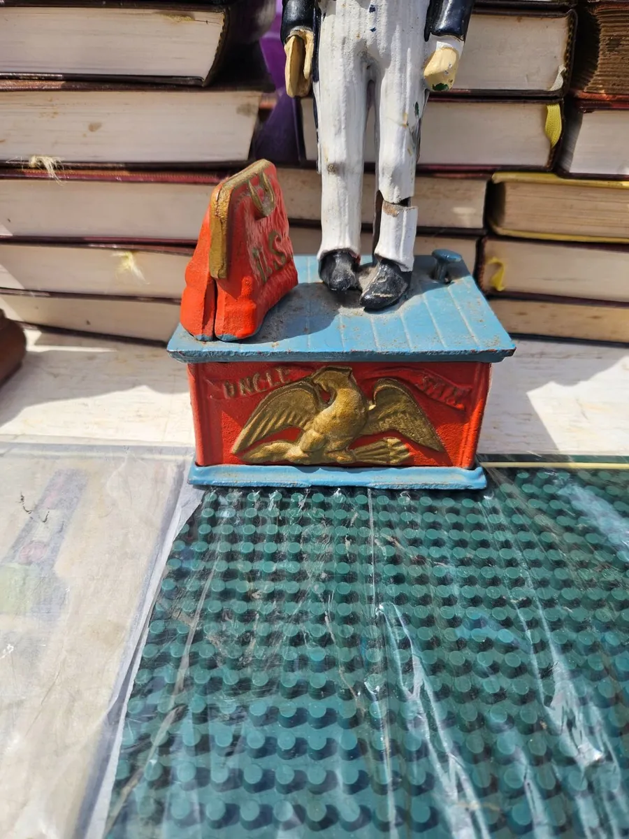 Vintage Cast Iron Savings Box - Image 2