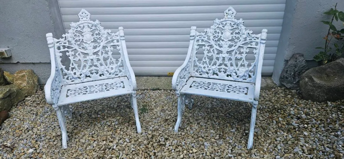 CAST IRON CHAIRS - Image 1