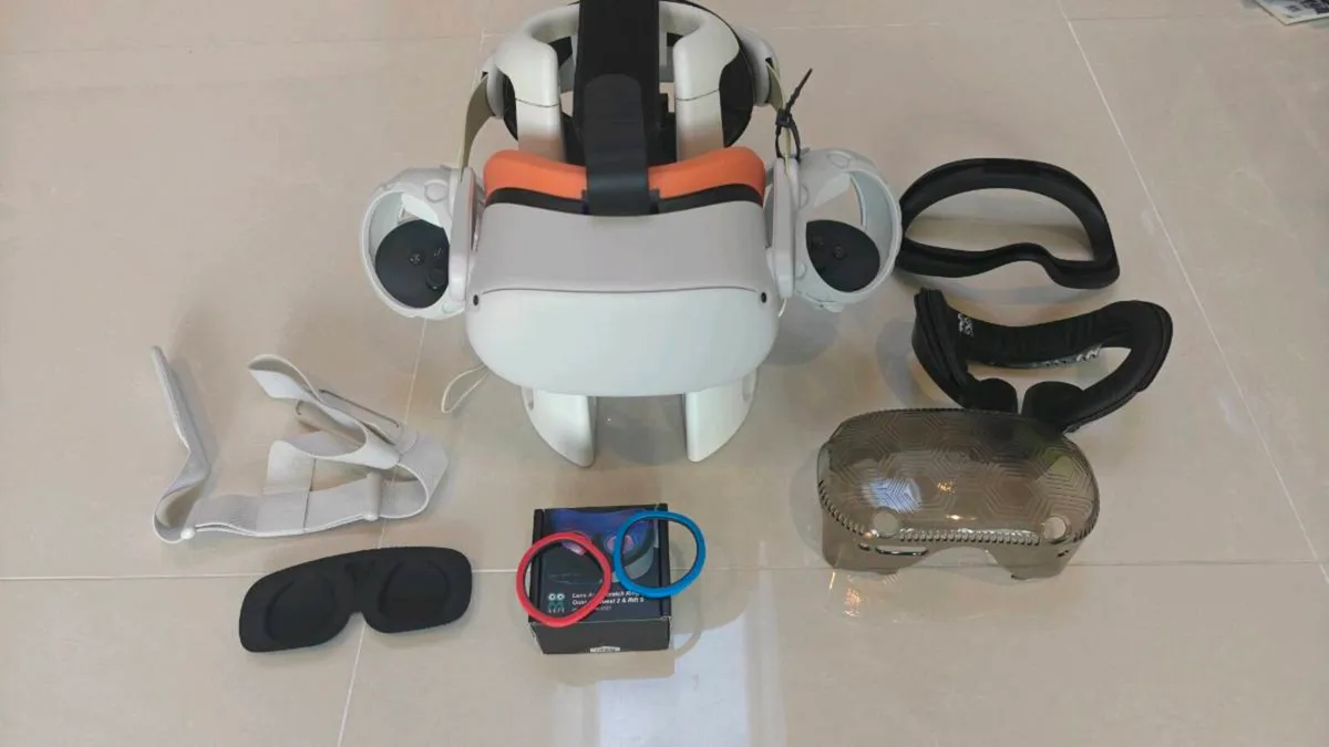 Oculus Quest 2 All-in-One VR. Upgraded Elite Strap - Image 1