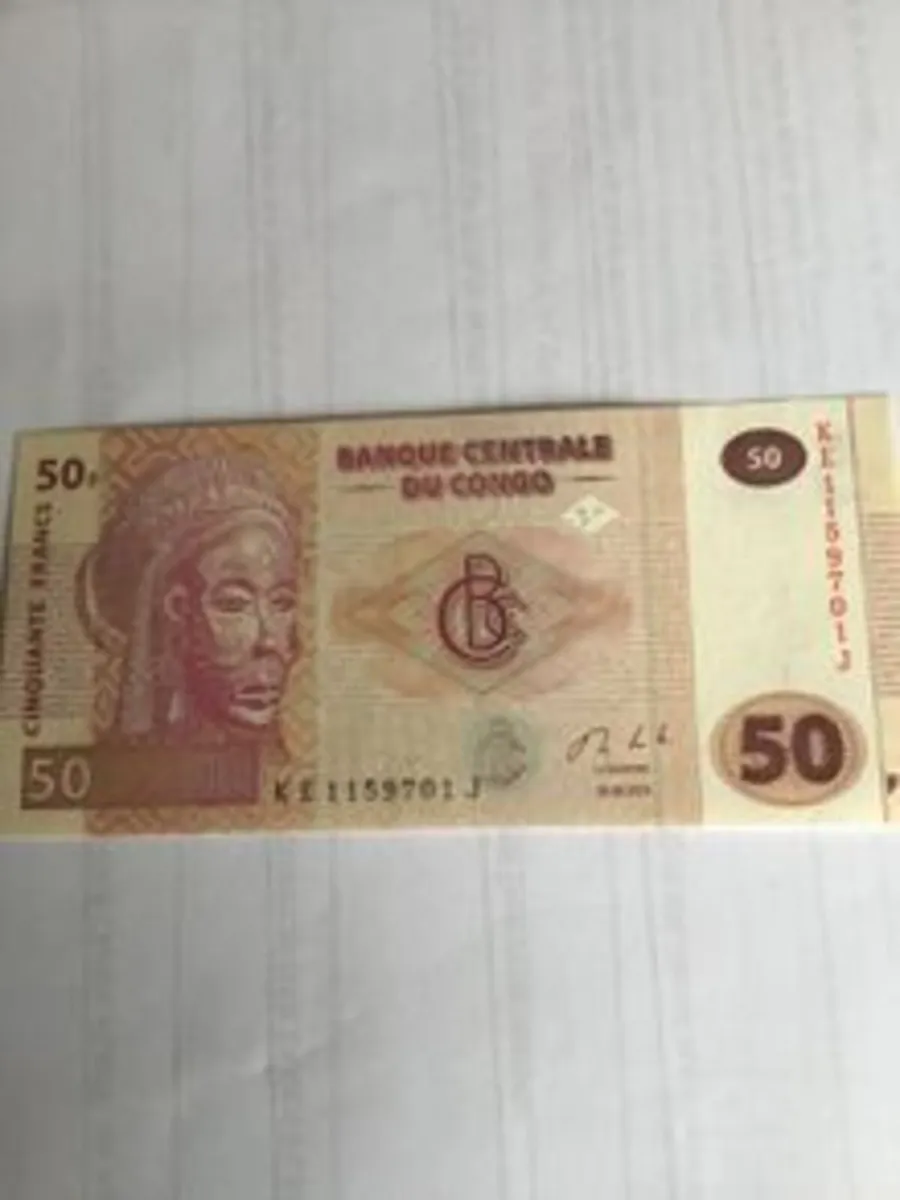 Congo Banknote - 50 Francs