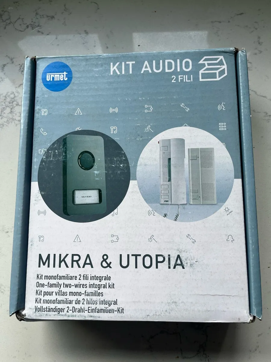 DOOR or GATE INTERCOM. URMET BRAND. 2 WIRE KIT - Image 1