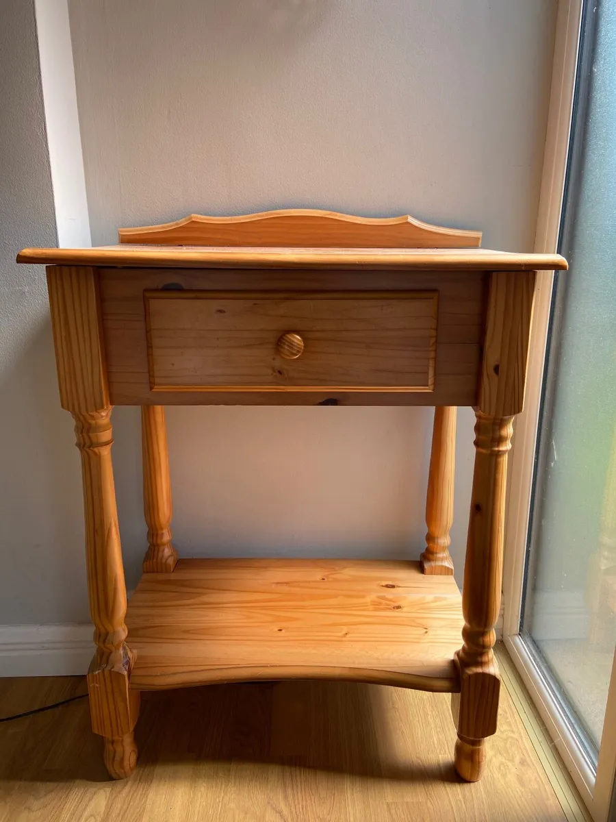 Solid Pine Hall Table - Image 1
