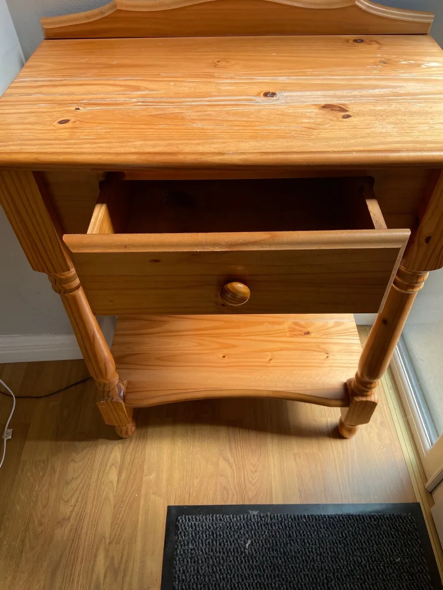 Solid Pine Hall Table - Image 2