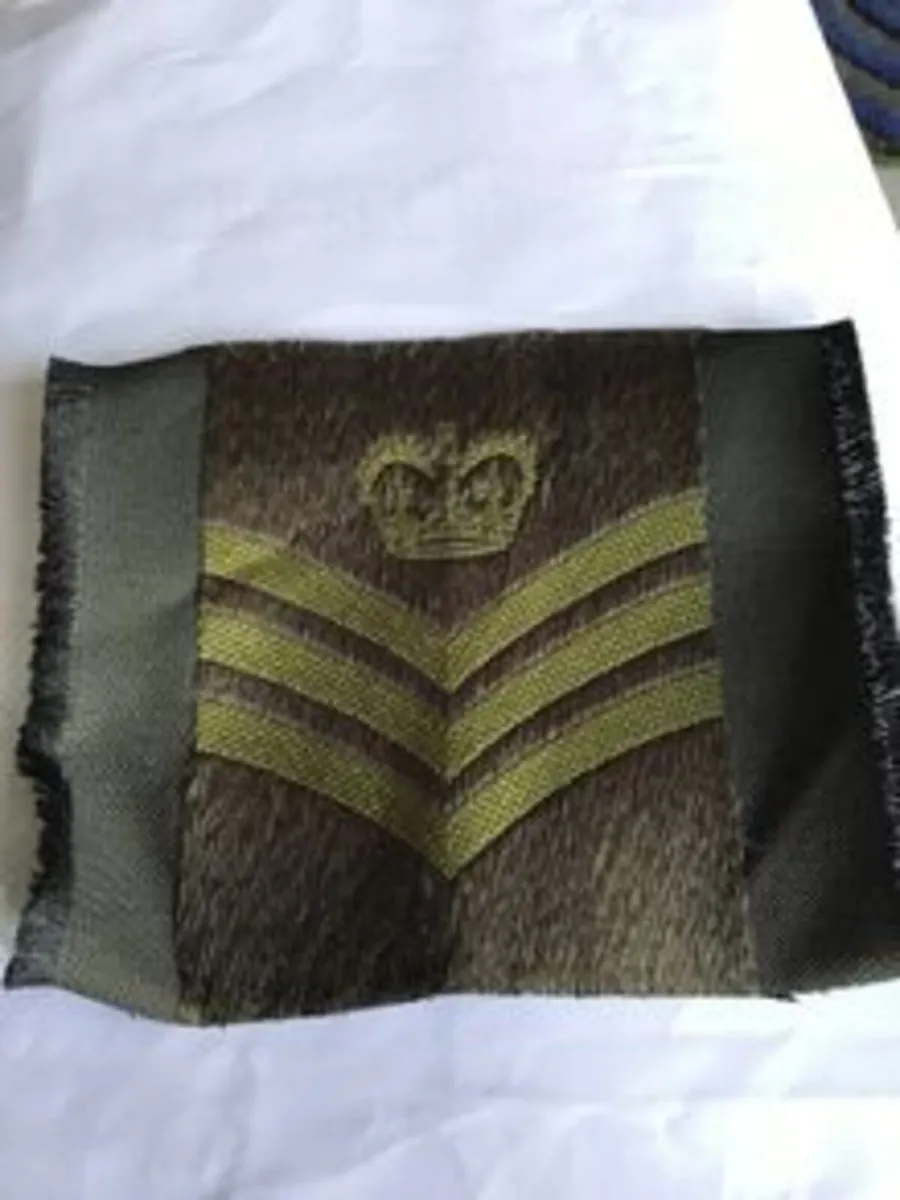 WW2 memorabilia -  Army Sergeants stripes