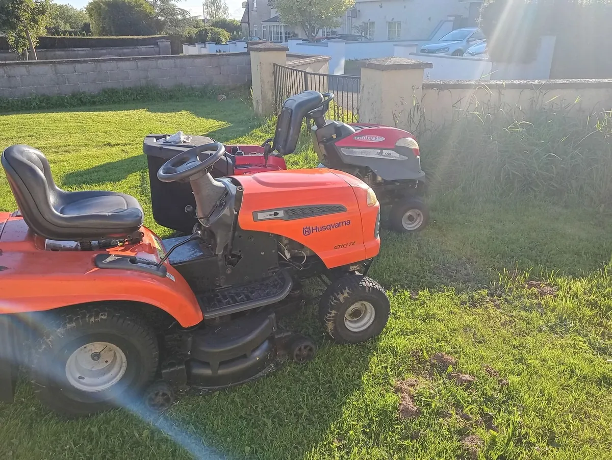 Husqvarna ride on lawnmower - Image 1