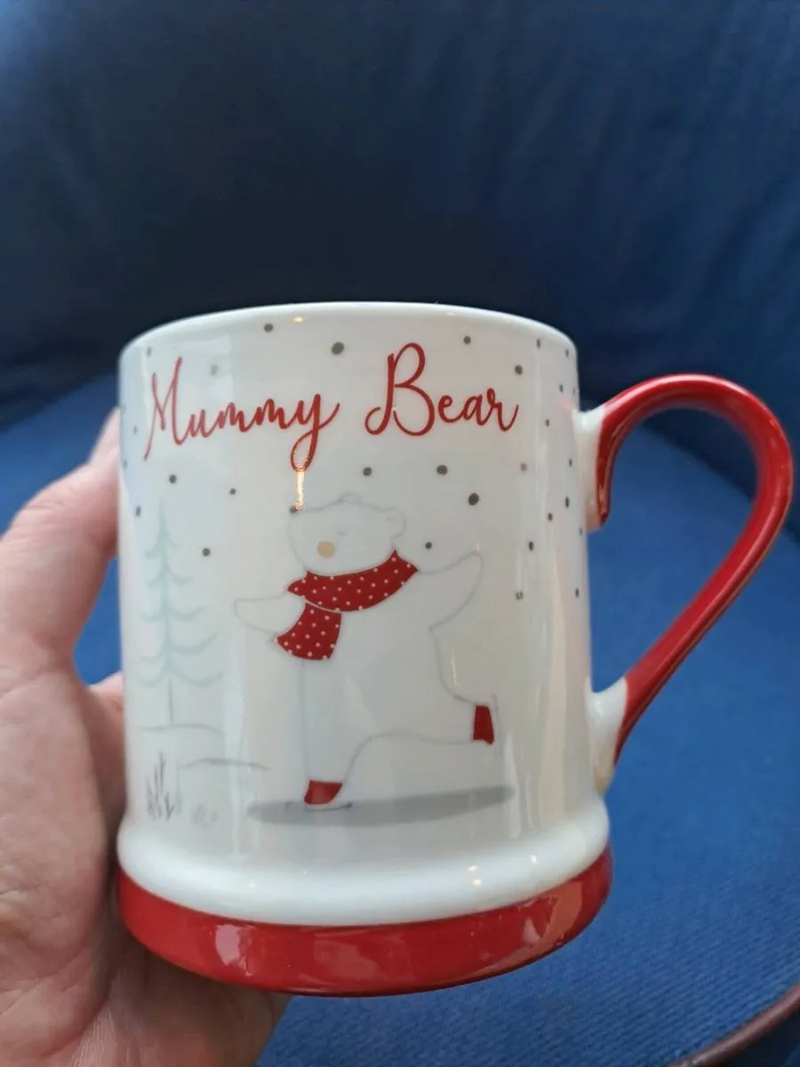 Mummy Bear Christmas Mug - Image 2