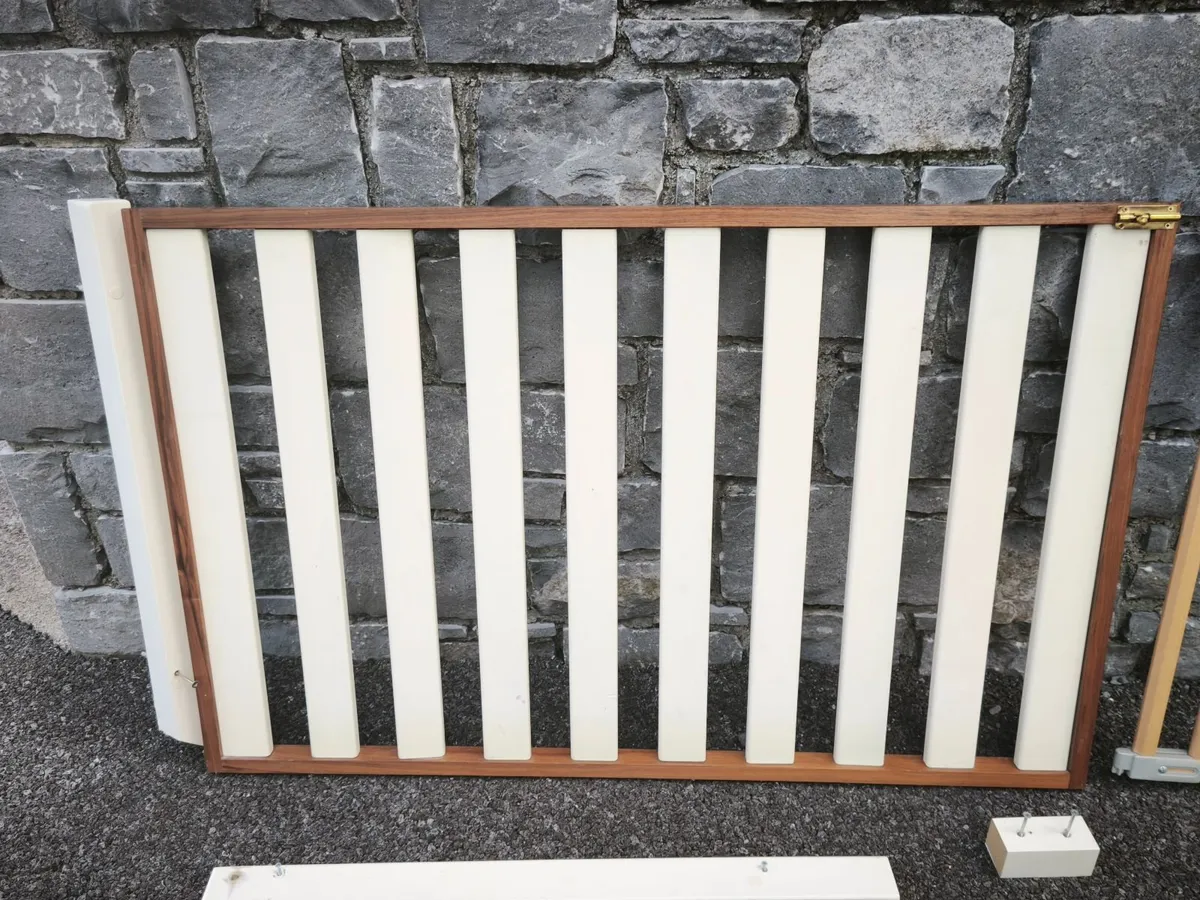 Carpenters Custom Made Stair Gate solid wood - Image 1