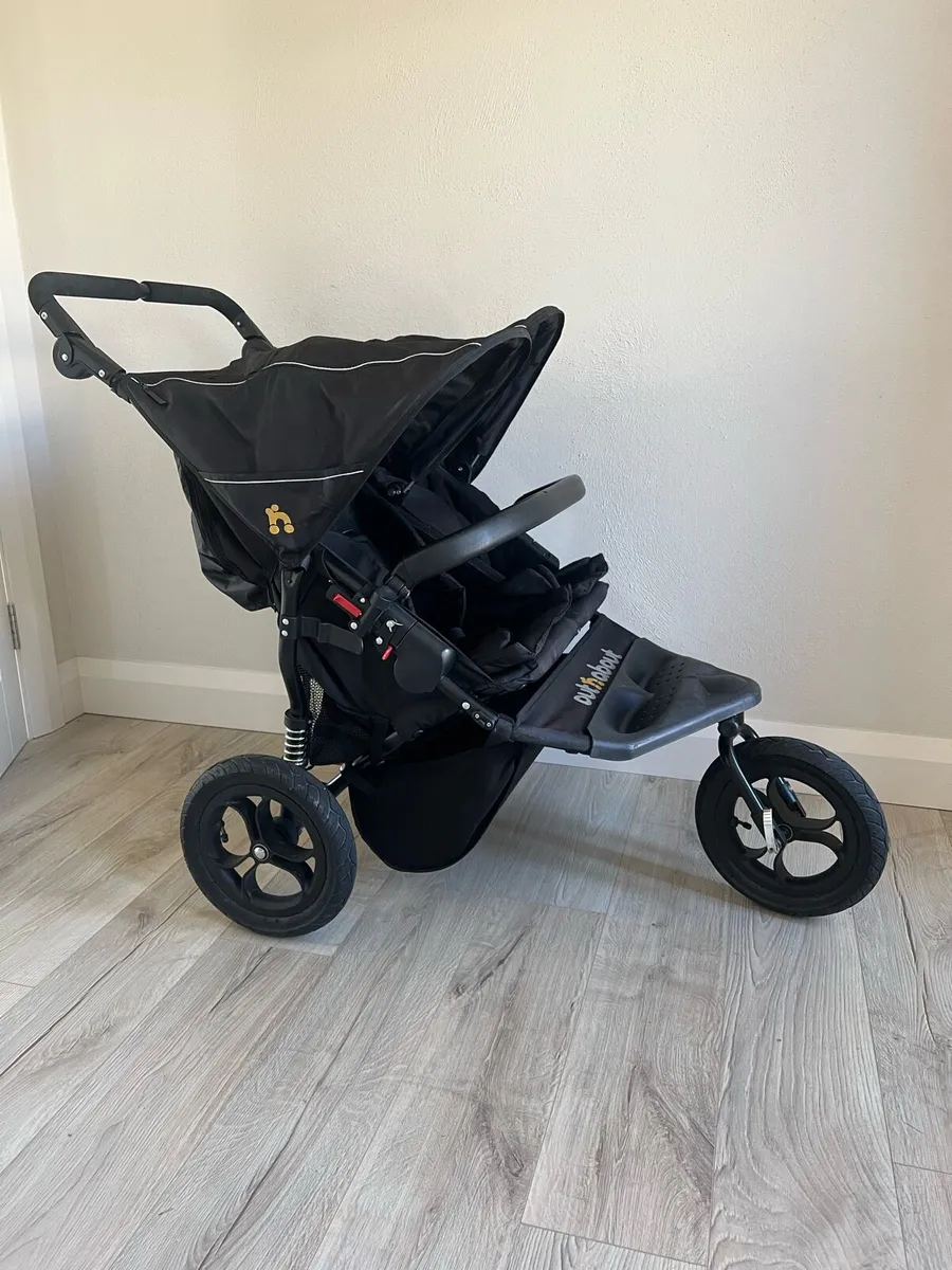 Out n About Nipper Double Buggy with Basket - Image 2