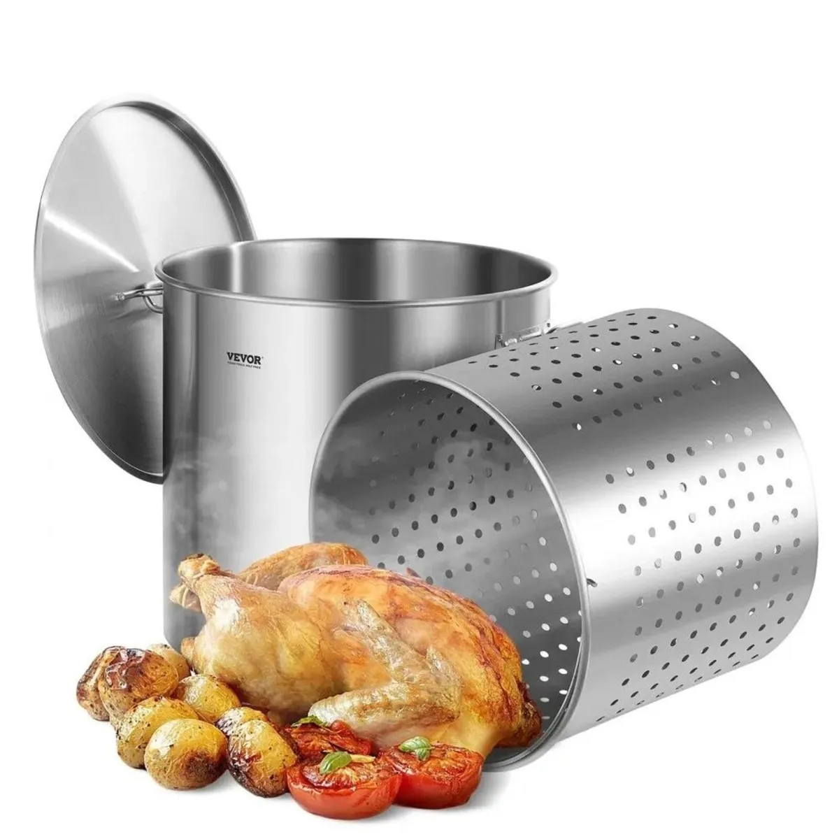 New Vevor Stainless Steel Stockpot - 94.6L - Image 1