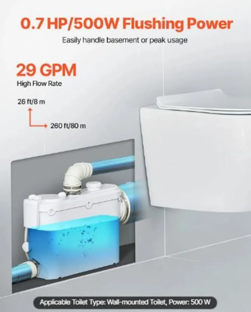 Macerator Pump, 500W - Image 2