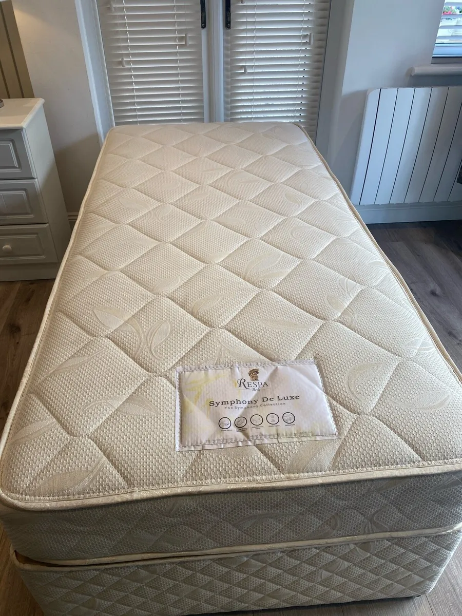 Single Respa bed base and mattress - Image 1