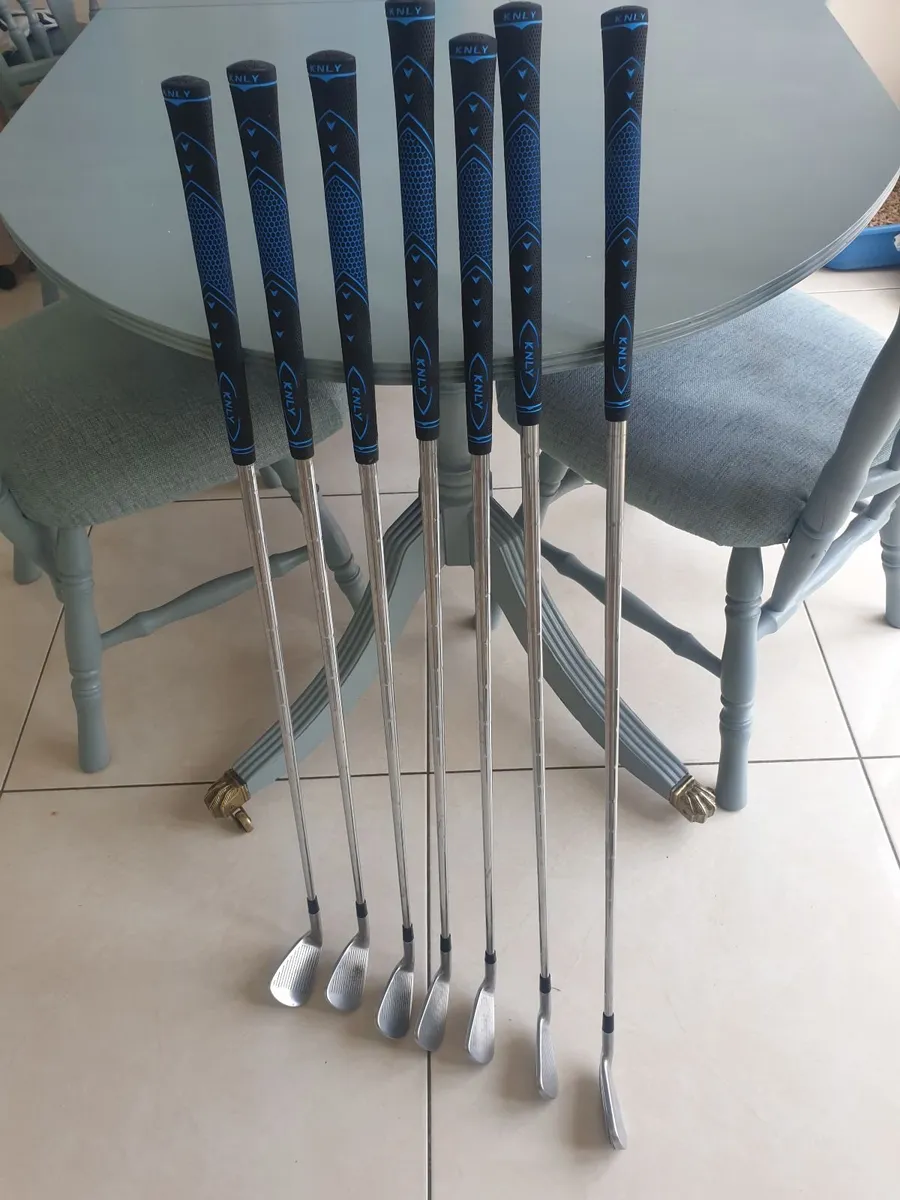 Taylormade P770 golf irons (4-PW) & Powacaddy bag - Image 1