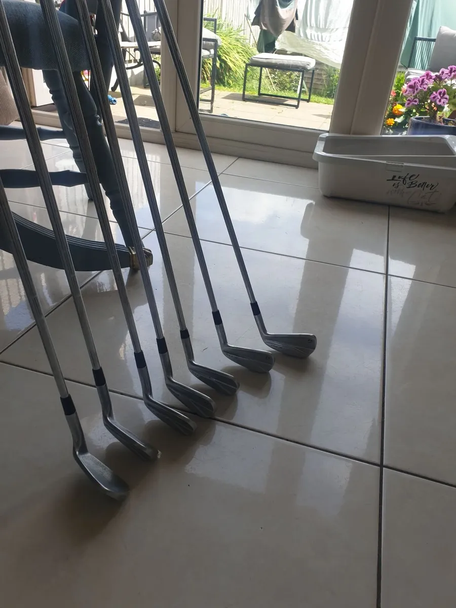 Taylormade P770 golf irons (4-PW) & Powacaddy bag - Image 4