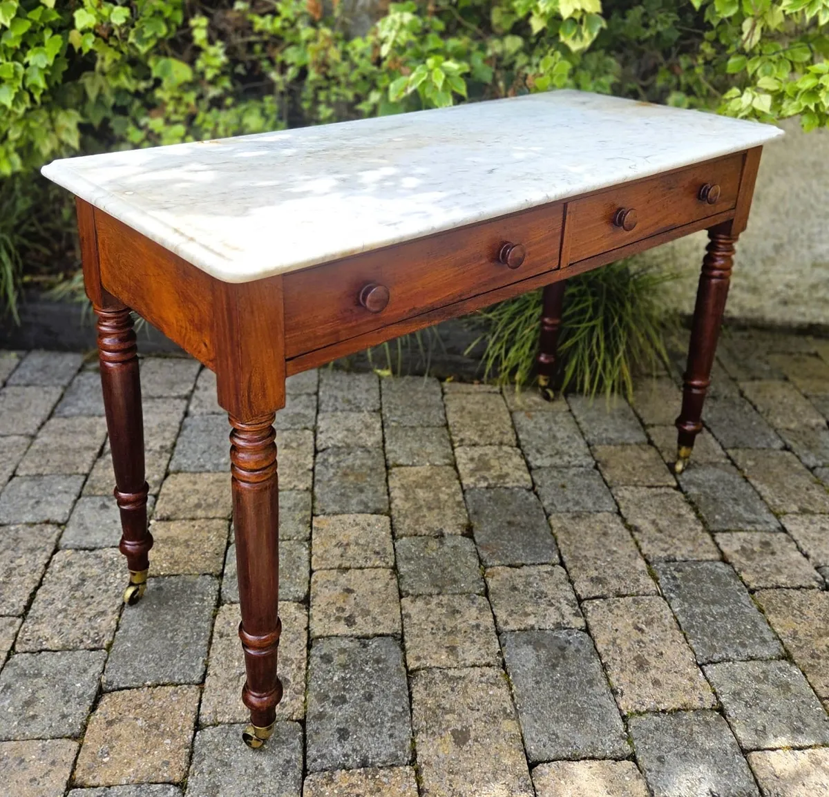 Victorian Marble top Table- Circa 1870 - Image 2