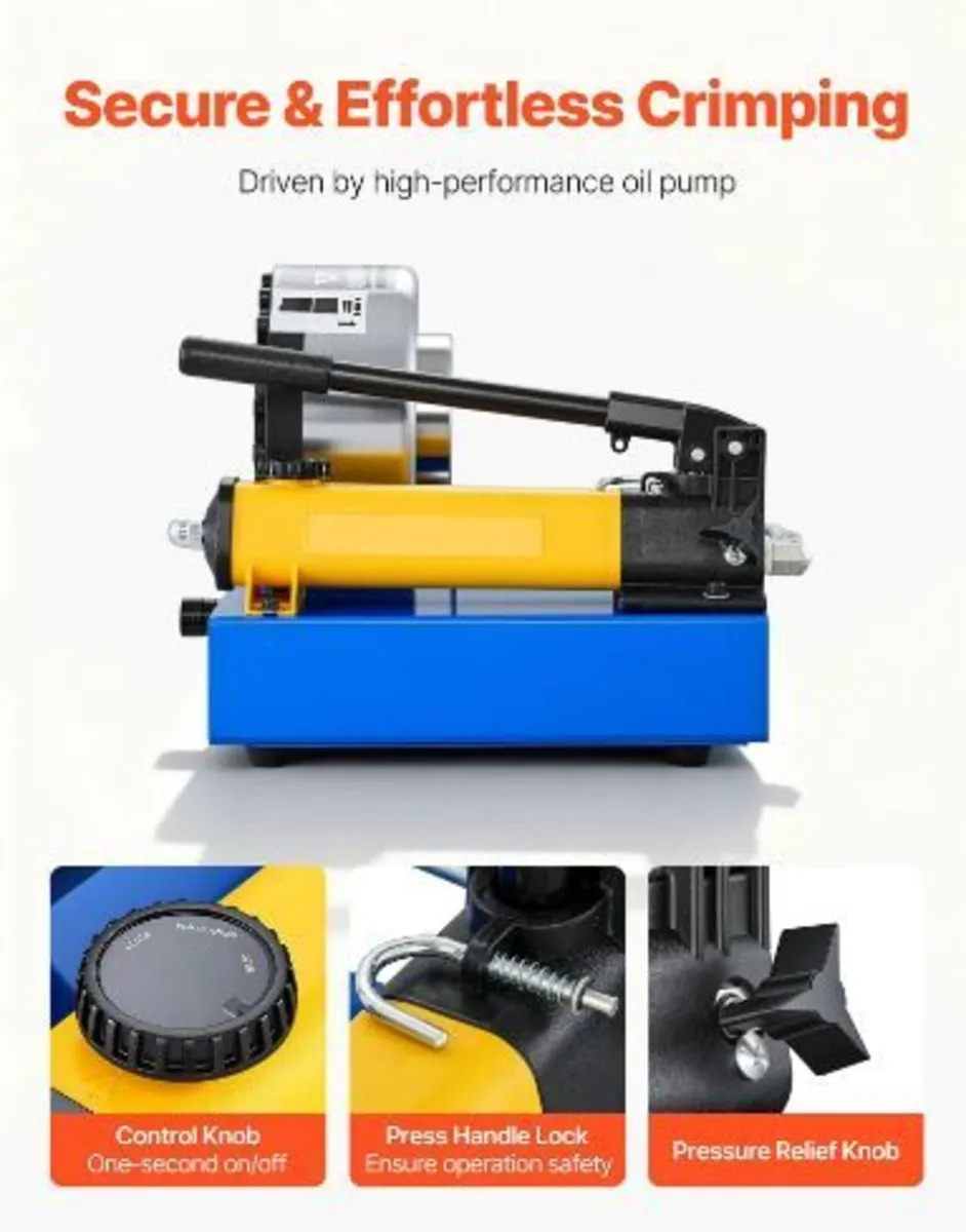 High Pressure Hydraulic Hose Crimper - Image 3