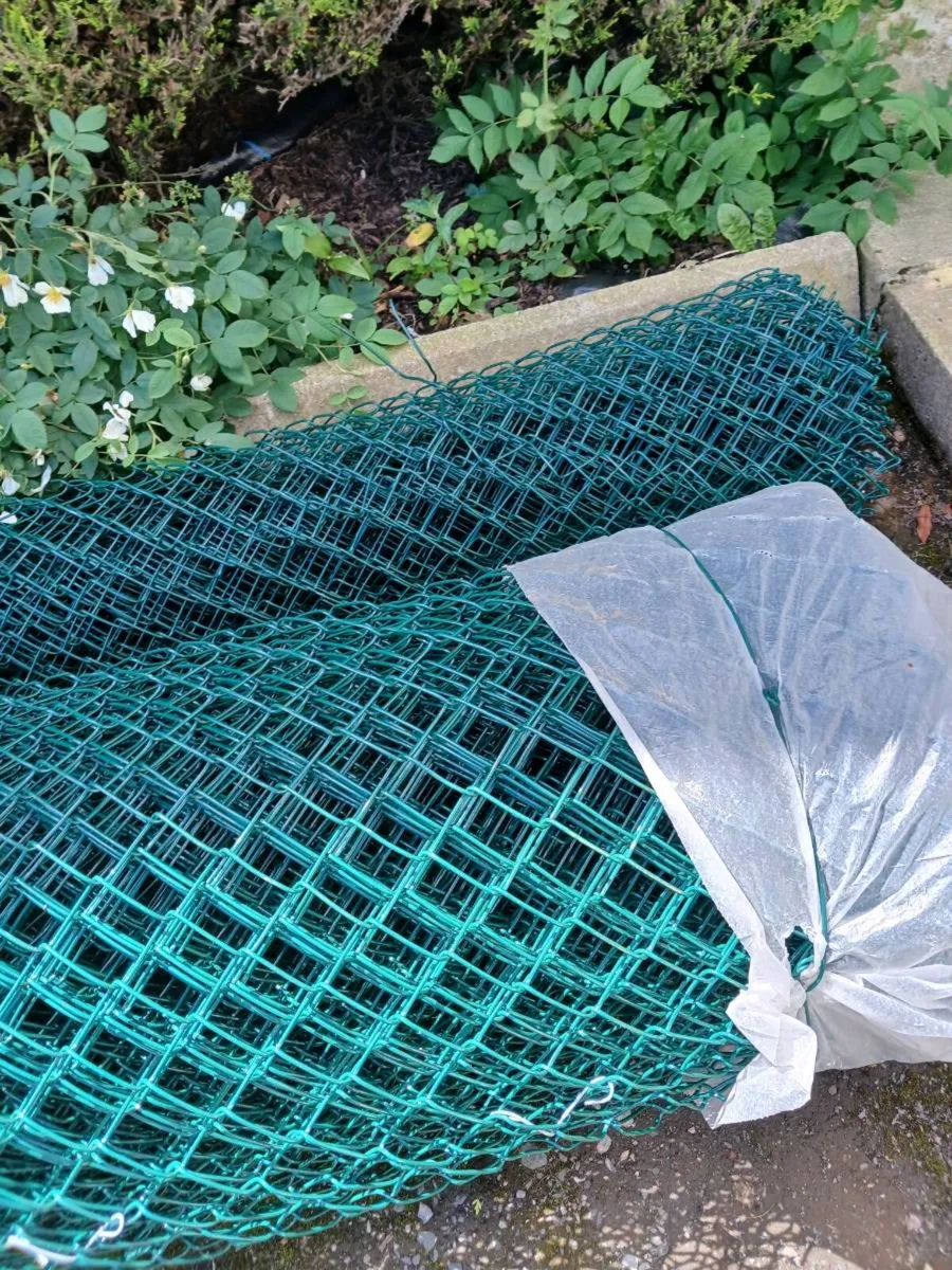 Green pvc coated 6ft fencing - Image 4