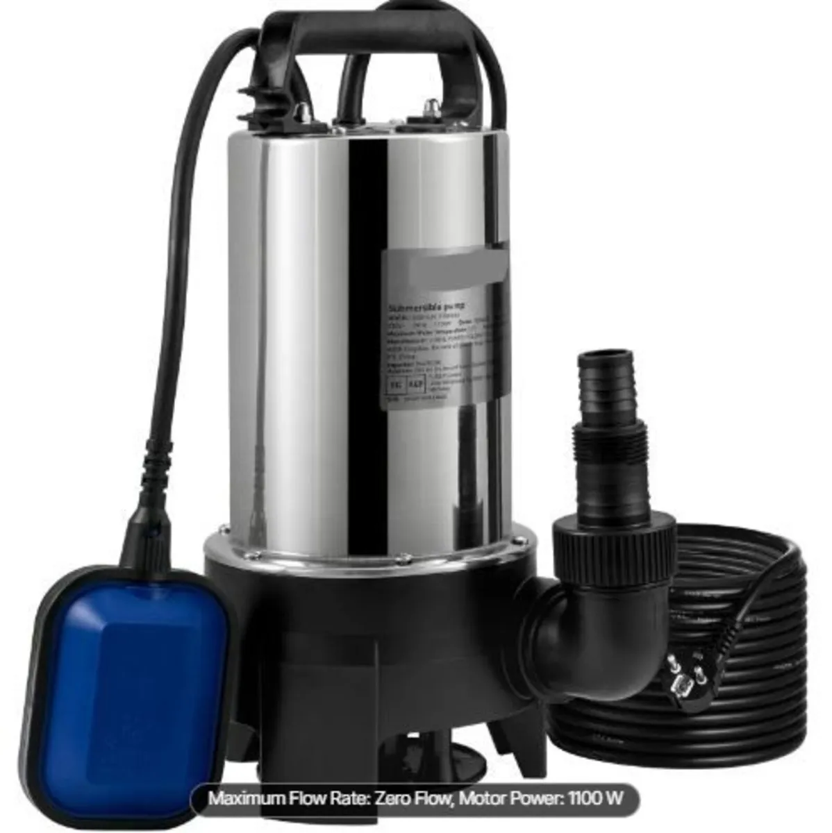 Submersible Water Pump, 1100W - Image 4