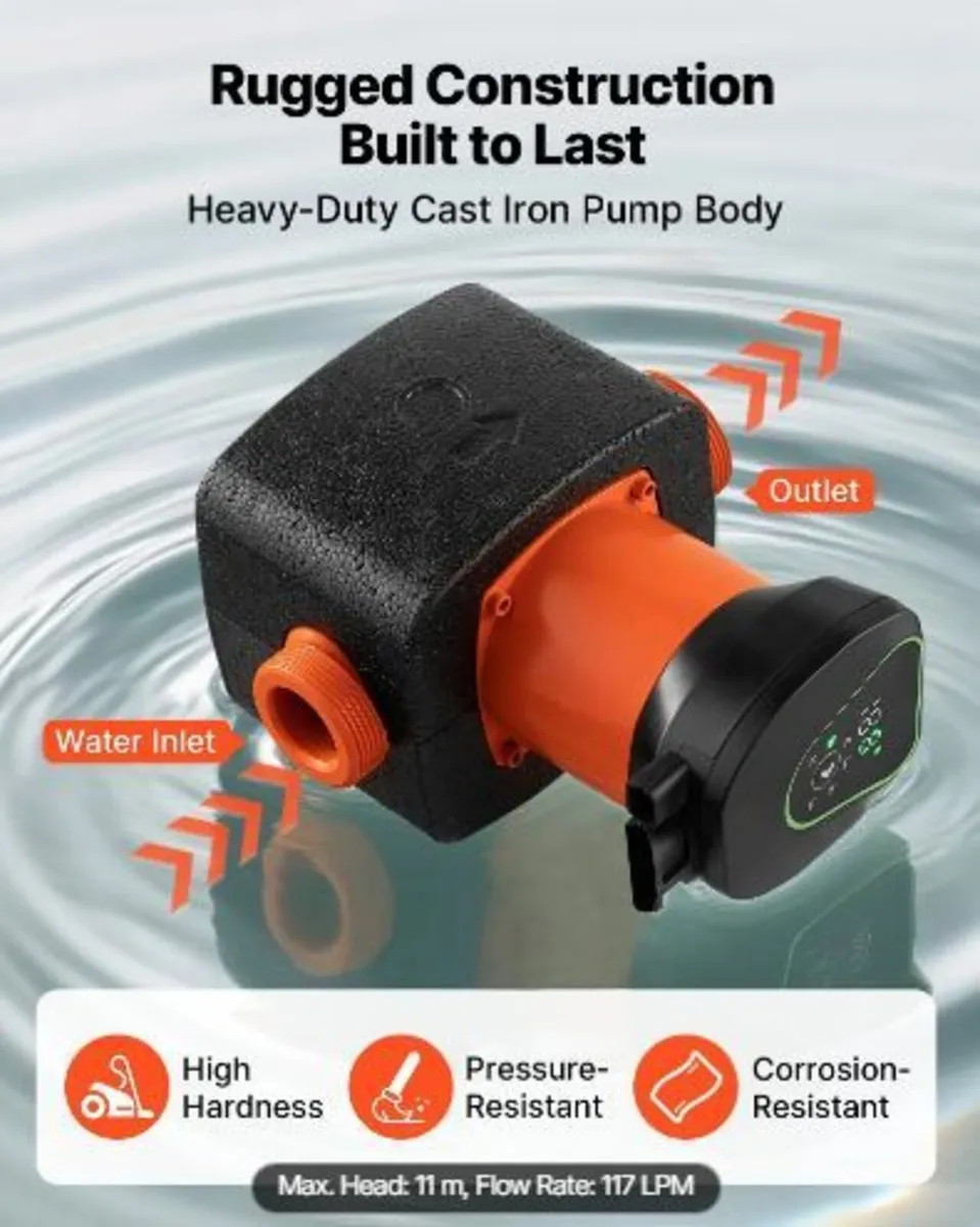 LPS25-11PA/180 High Efficiency Circulator Pump - Image 3
