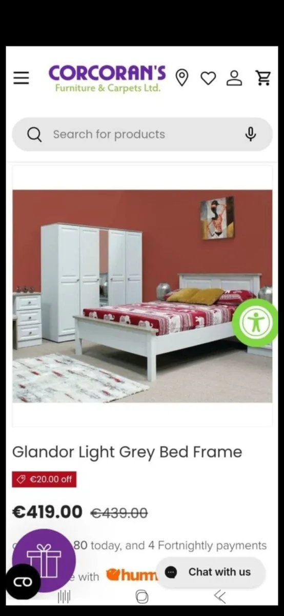 4 foot bed frame - Image 1